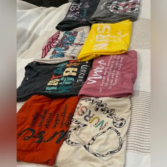 Nurse Themed Graphic T-Shirts Set - Picture 2 of 6